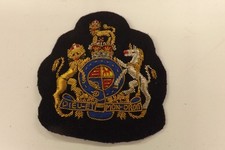 MILITARY WIRE BULLION BADGE