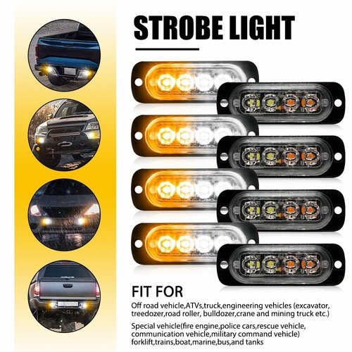 Amber white led car - led,