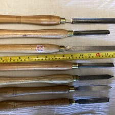 7 No Vintage Mixed Bundle Wood turning Chisels