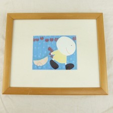 Mackenzie Thorpe Wishes on the Wind Framed Print with Border Print 5.75" x 4.75"