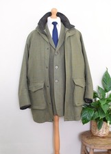 MUSTO Technical Lovat Tweed Hunting Coat + Blazer Size 44L/54L XL Long Stretch