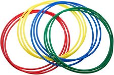 Multicolour Hula Hoops Solid Plastic Hula Hoop Kids Adults Exercise 55/75cm