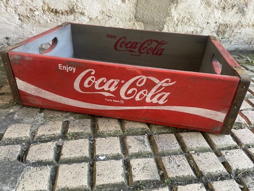 Wooden coca cola - cola, crate