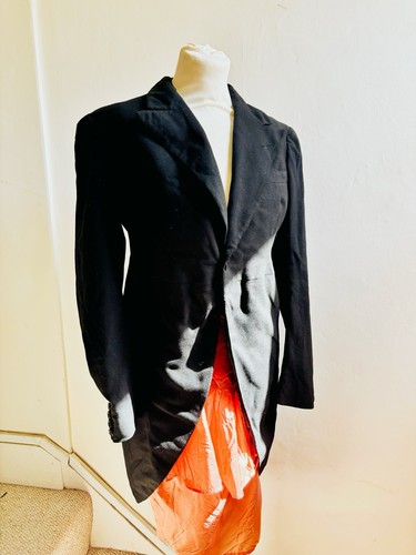 Vintage black saddle coat - black,