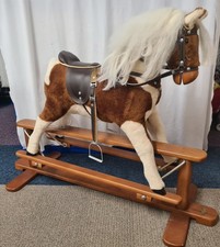 M J Marks Plush Rocking Horse