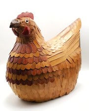 Vintage Wicker Egg Basket