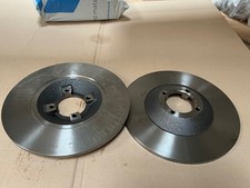 NEW PAIR FRONT BRAKE DISCS OE