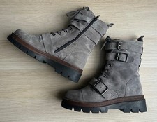 Celtic & Co Grey Suede Combat