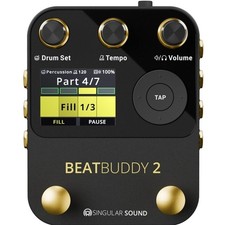 SINGULAR SOUND BEATBUDDY 2 USB / MIDI Drum Machine Guitar Floor Pedal System