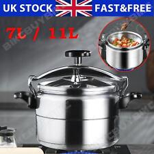 7L 11L  ALUMINIUM PRESSURE COOKER KITCHEN COOKWARE QUICKER POT EXPLOSION-PROOF