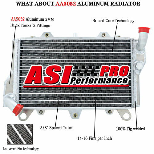 Asi aluminum radiator for - aluminum,