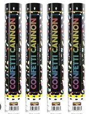 4x confetti cannons Multi Large  -Great For Celebrations And Festival-