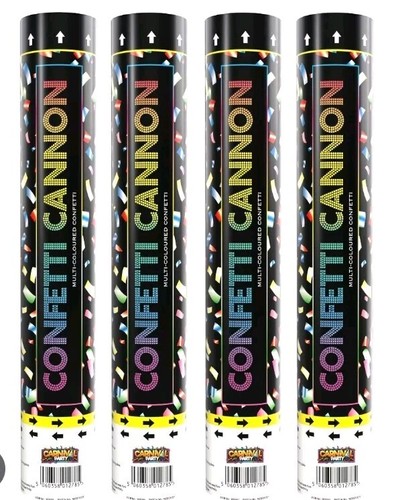 Confetti cannons multi - 4x,