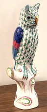 HEREND PORCELAIN OWL FIGURE