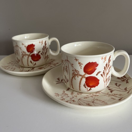Vintage meakin poppy - j&g,