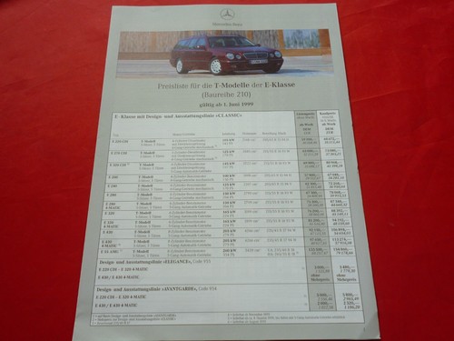 Mercedes s210 class estate - s210,