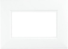 Securlec Double Socket Switch Surround Finger Plate White Pack of 2 DIY