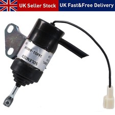 Stop Solenoid For Kubota Yanmar K008-3 Excavators 16851-60010 16851-60014