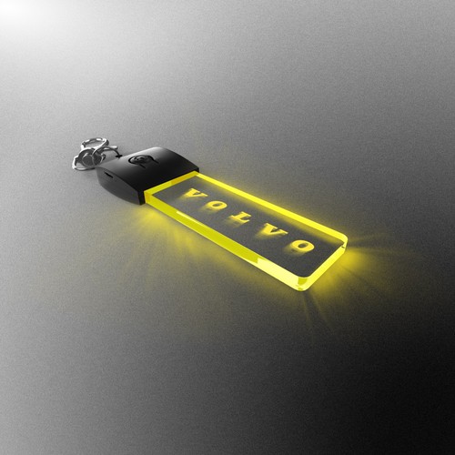 Volvo logo led light - volvo, /