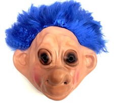 90's Fancy Dress Troll Mask