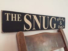 Snug Sign The Snug Wooden