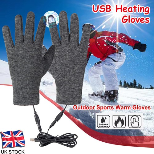 Winter electric heated gloves - winter,