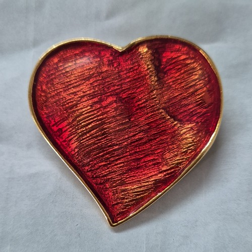Ysl signed red - ysl, enamel