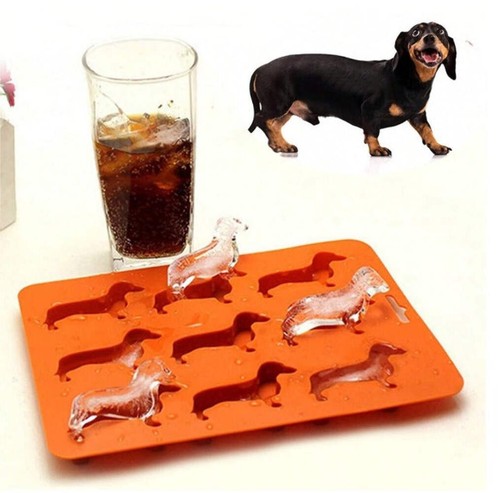 Dachshund shaped mould ice - shaped, mould/ice