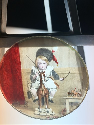 Magic lantern victorian glass - magic,