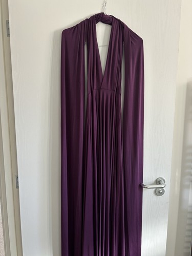 Purple wrap bridesmaid prom - purple,