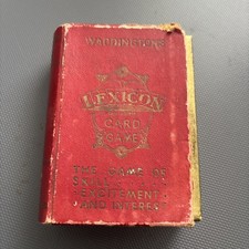 Waddingtons Lexicon Vintage 1933 Card Game Complete Set