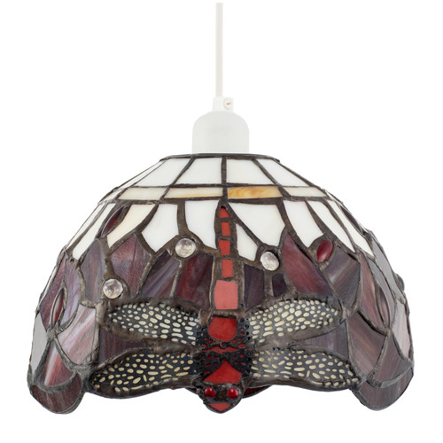 Deep red and white - deep,