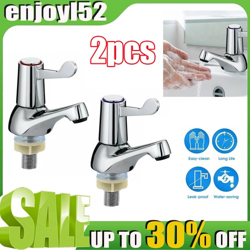 Pair chrome lever basin - 1,