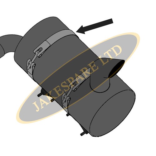Jcb parts exhaust strap - jcb,