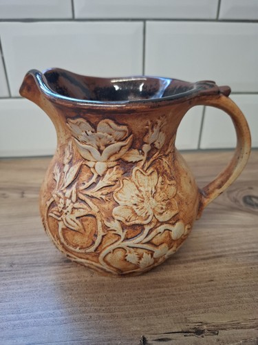 Jug vase decorative burnt look - burnt,
