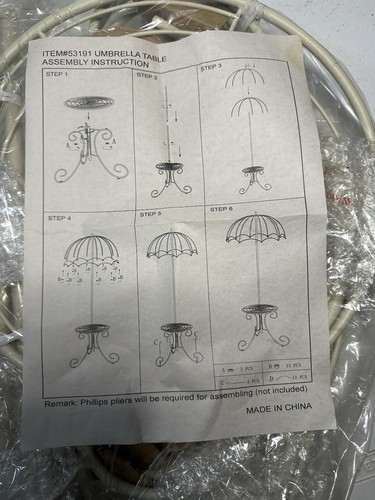 Vintage metal umbrella - vintage,