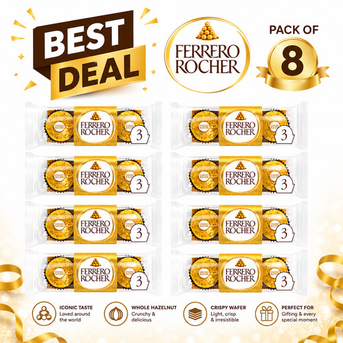 Ferrero rocher milk chocolate - ferrero,