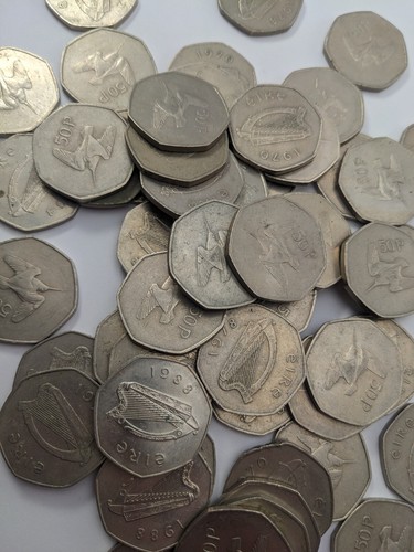 Irish ireland 50p pingin - /,