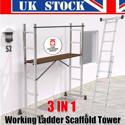 Aluminium working platform - working,
