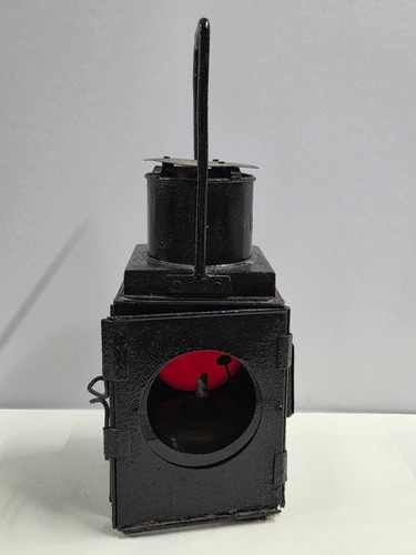 Vintage railway lantern lamp - railway,