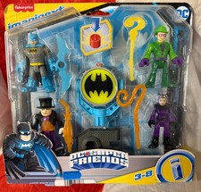 Imaginext DC Super Friends Bat Tech Bat Signal Figure Pack HFD47 NEW