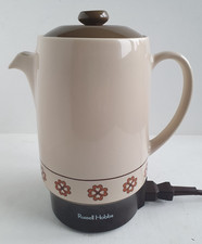 VINTAGE RETRO RUSSEL HOBBS CERAMIC ELECTRIC COFFEE PERCOLATOR