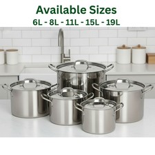 Stainless Steel Deep Stock Pot