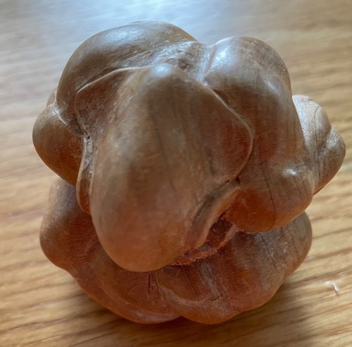 Small hand carved - , yogi