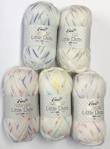 Emu yarns treasure - treasure, dots