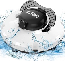 Cordless Pool Robot, IPX8 Automatic Pool Cleaner with 5200 mAh Battery