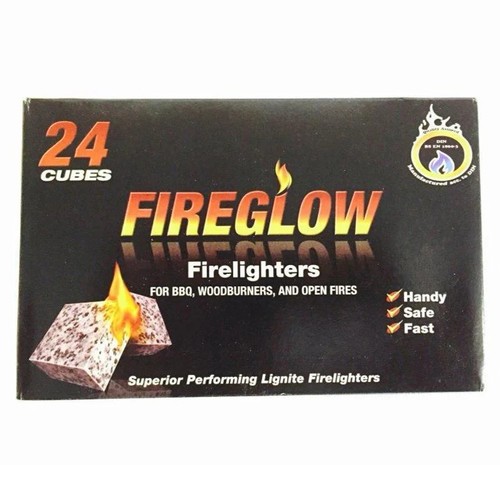 Fireglow firelighters cubes - fireglow, 24