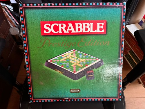 Scrabble prestige edition - scrabble,