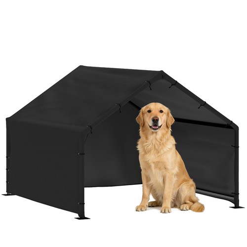 Pawhut outdoor dog house with - dog,
