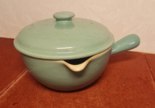 Denby Manor Green Casserole Dish 2pt with long handle